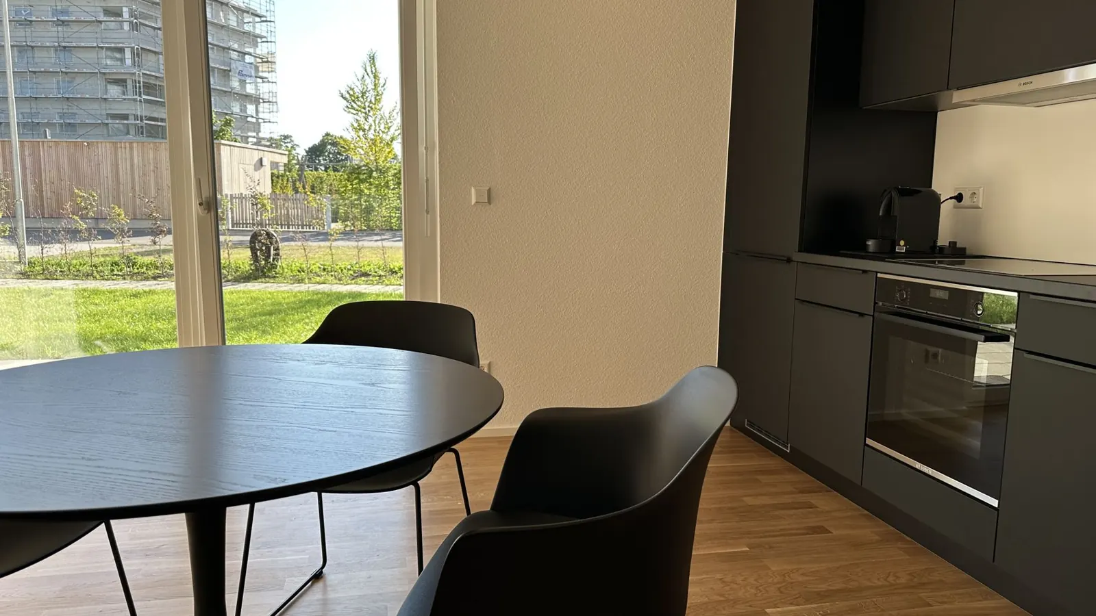 Kitchen with oven